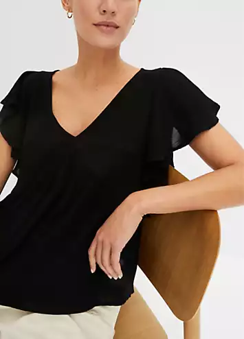 Flounced Sleeve Tunic by bonprix | Look Again