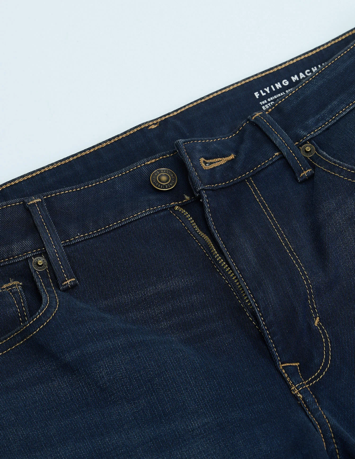 Flying Machine Mankle Relaxed Tapered Drop Crotch Jeans