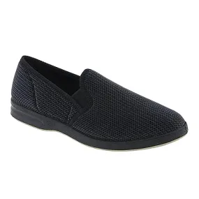 FOAMTREADS MEN'S REGAL NAVY VELOUR CLOSED BACK SLIPPER