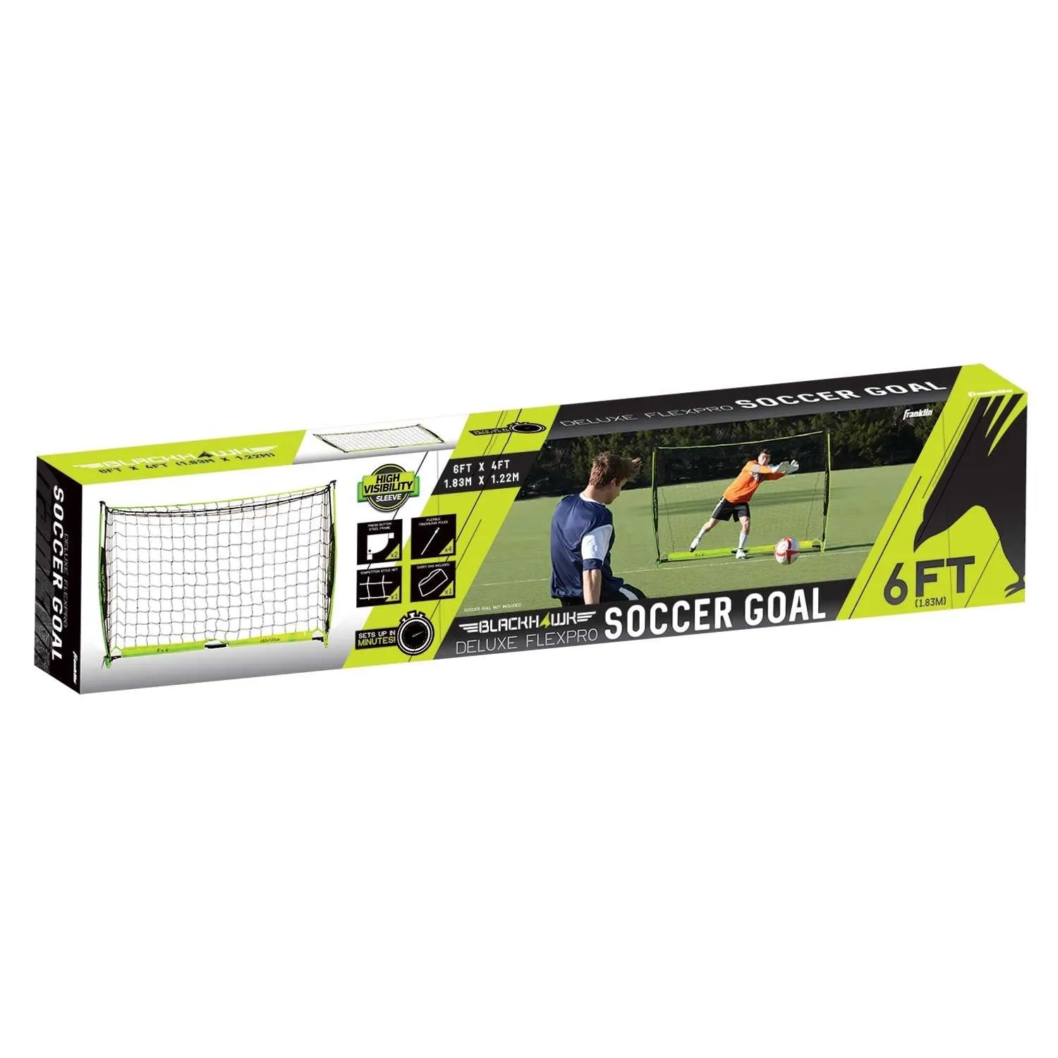 Franklin Blackhawk Flexpro Portable Soccer Goal 4'X6'