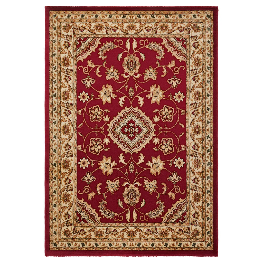 Friedlander Hooked Red Rug