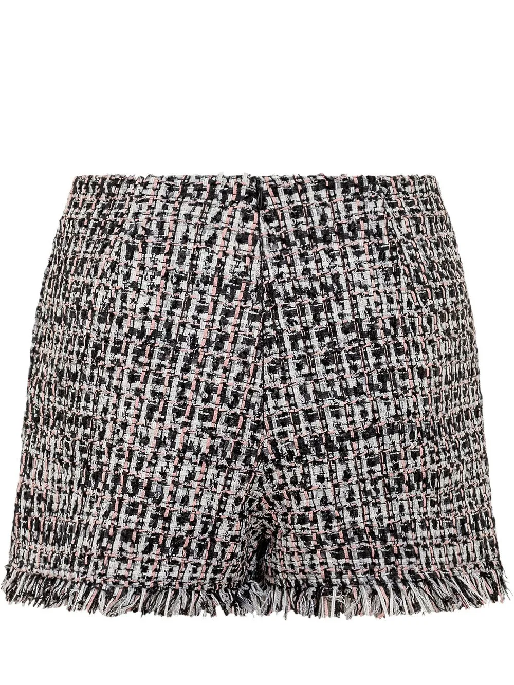 Fringed Boucle Shorts