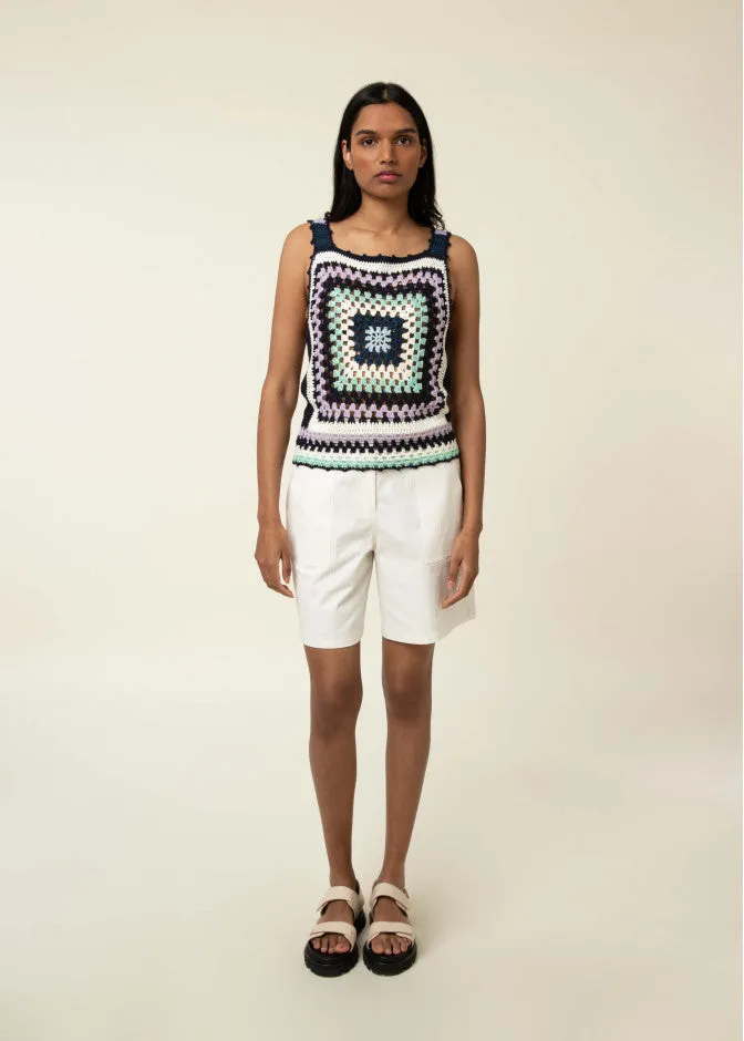     FRNCH     Vest Ms23-41 Alexyane Turquoise
