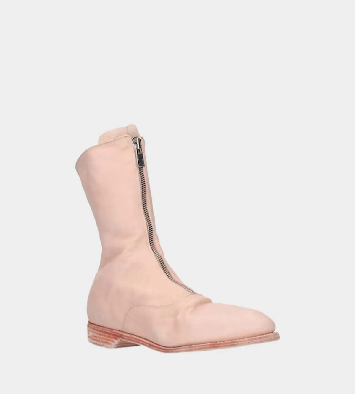 Front Zip Boot - Pink