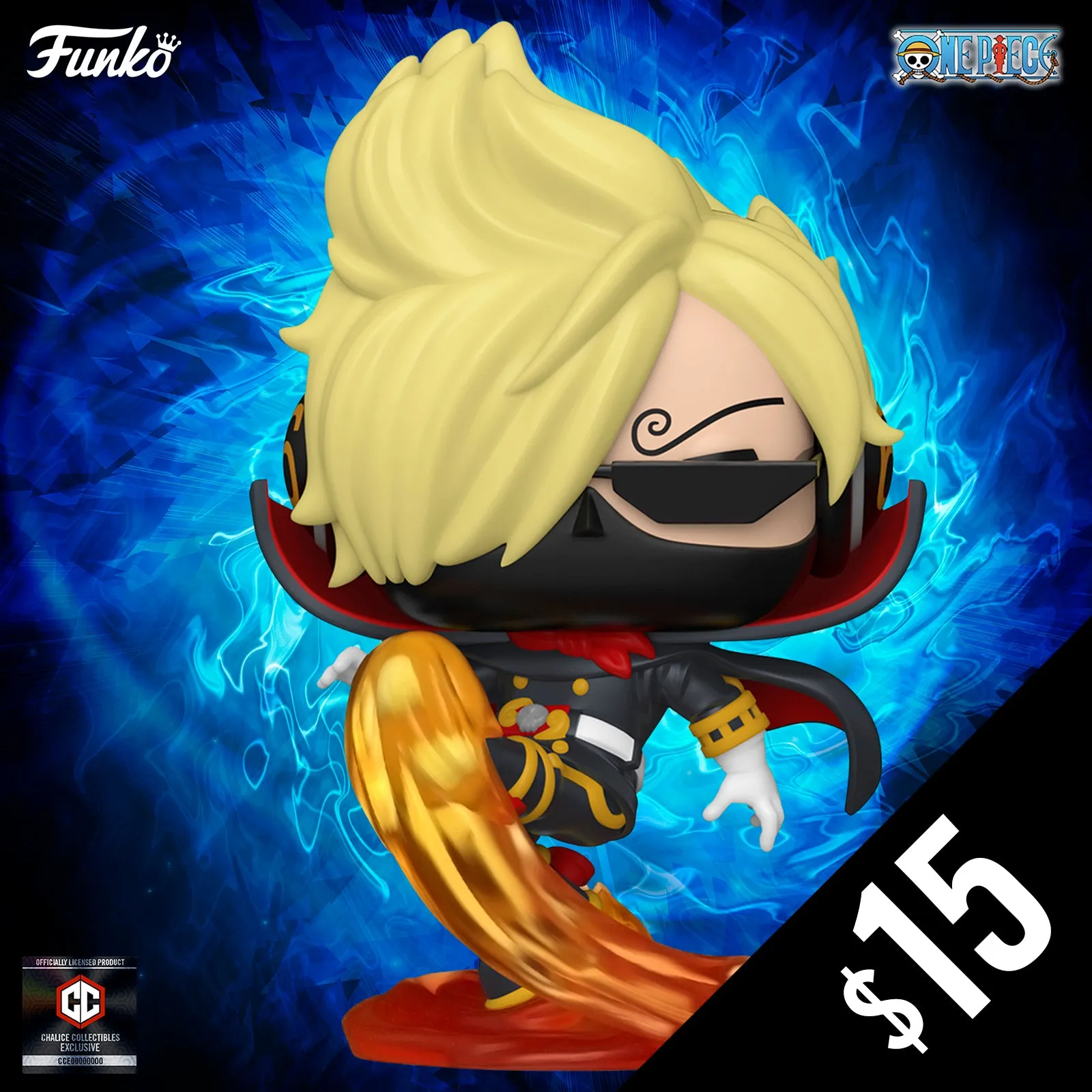 Funko Pop! Chalice Exclusive: One Piece: Soba Mask #1277 (non-chase)