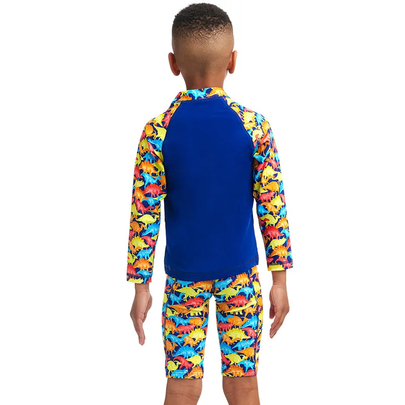 Funky Trunks - Swimmasaurus - Toddler Boys Zippy Rash Vest