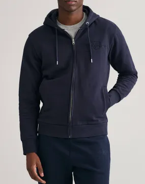 GANT ΖΑΚΕΤΑ ΦΟΥΤΕΡ REG TONAL SHIELD FULL ZIP HOODIE