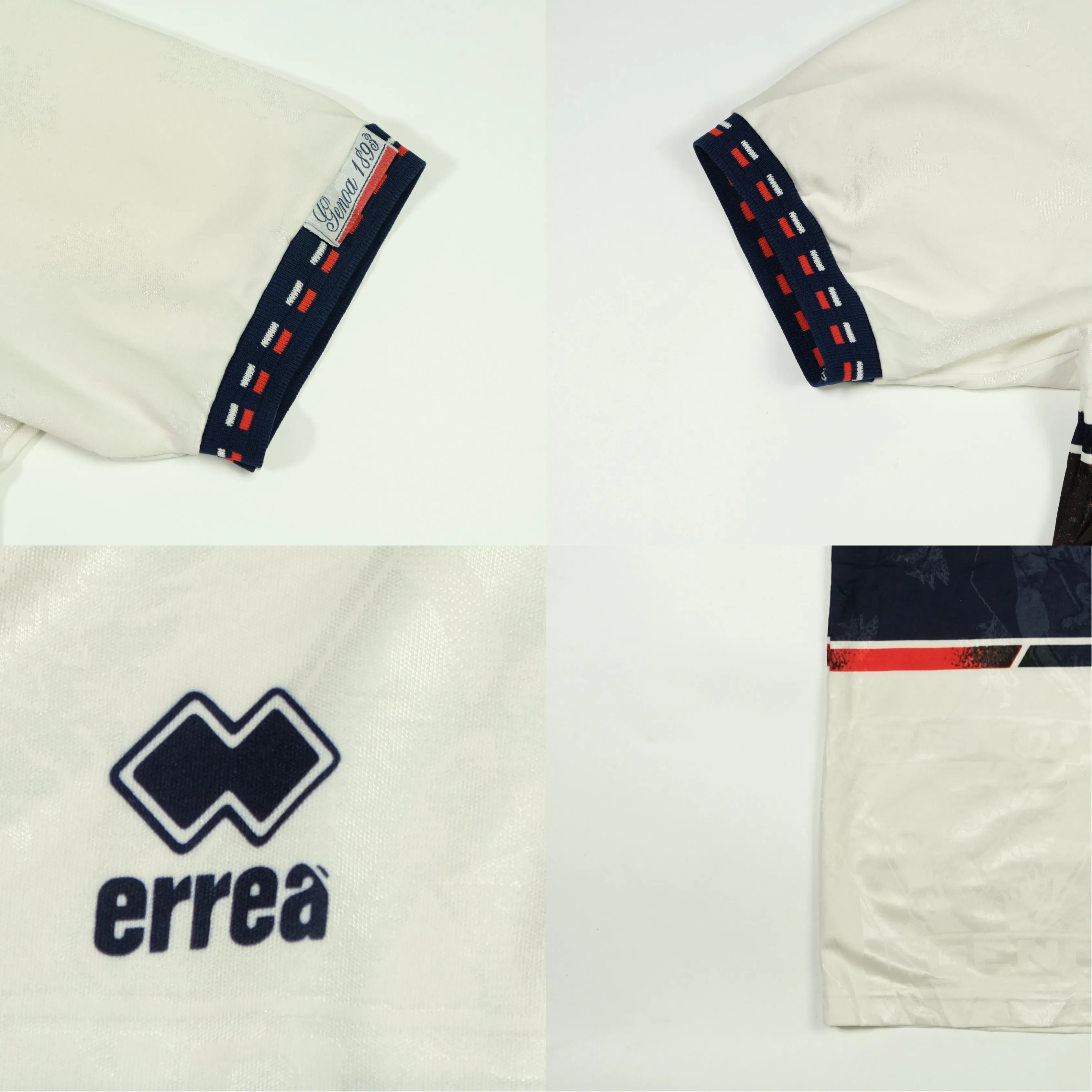 Genoa Errea Italy Original 1994/1995 Away Vintage Football Shirt Large