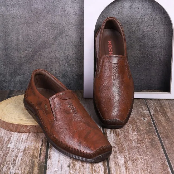 Genx Men Tan Casual Loafers