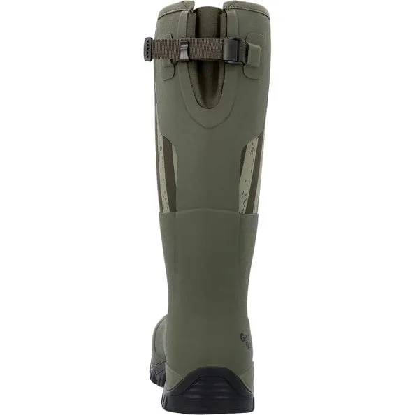Georgia Boot Men's GBR Dark Green Rubber Pull On Work Boot GB00559