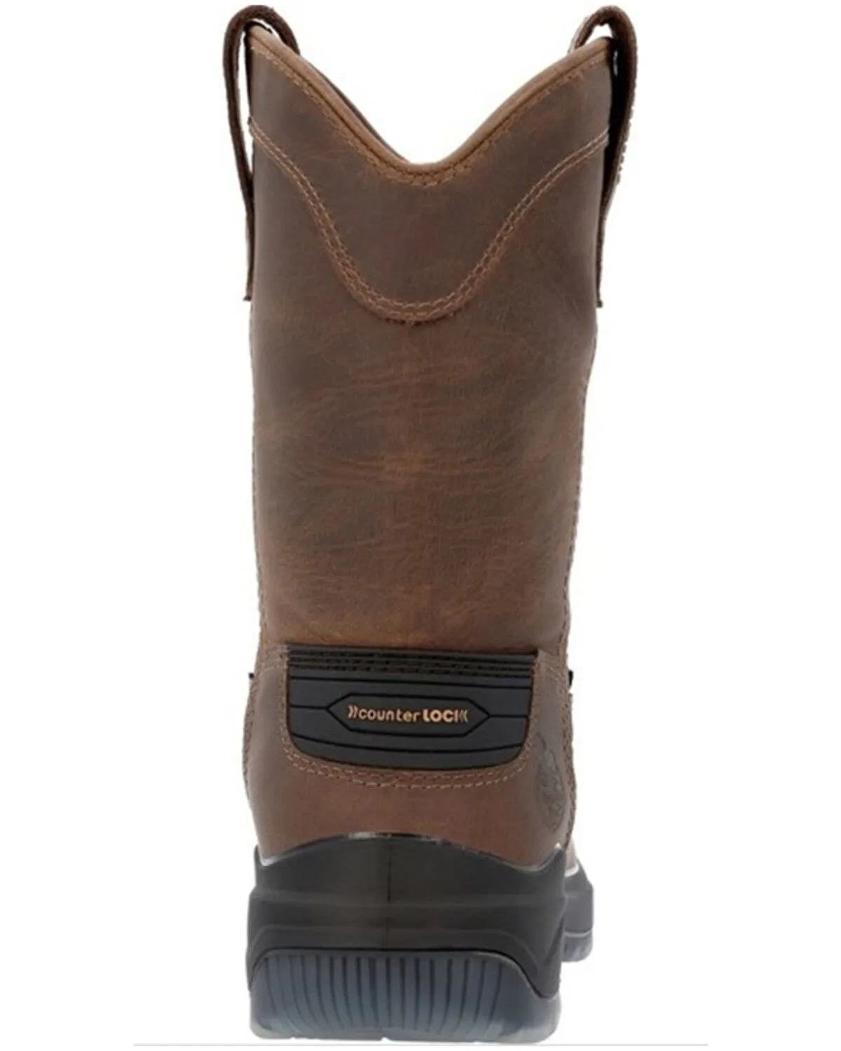 Georgia Men's Flxpoint Ultra Waterproof Wellington Pull On Work Boot - Composite Toe