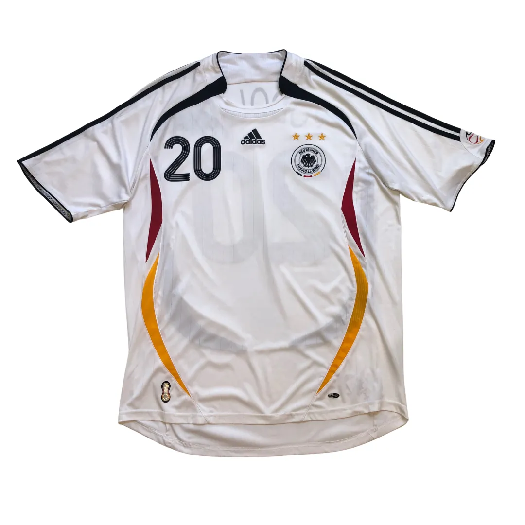 Germany 2005/2007 Podolski 20 Original Adidas Home Football Shirt Large