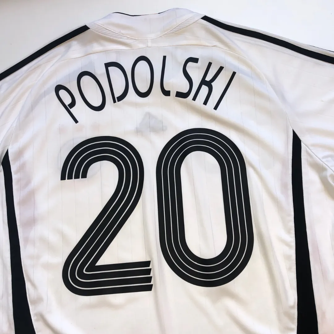 Germany 2005/2007 Podolski 20 Original Adidas Home Football Shirt Large