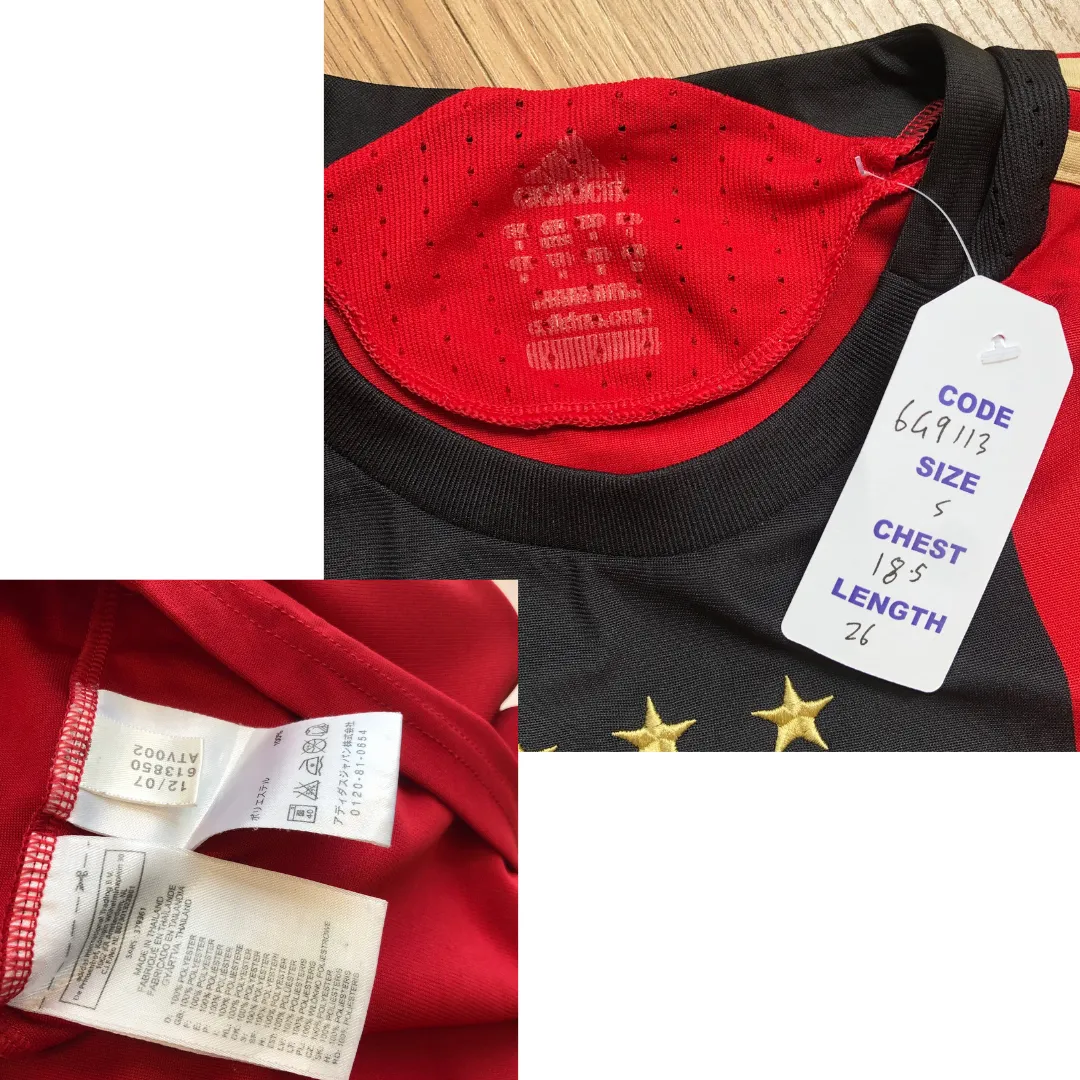 Germany 2008/2009 Ballack 13 Original Adidas Away Football Shirt Small