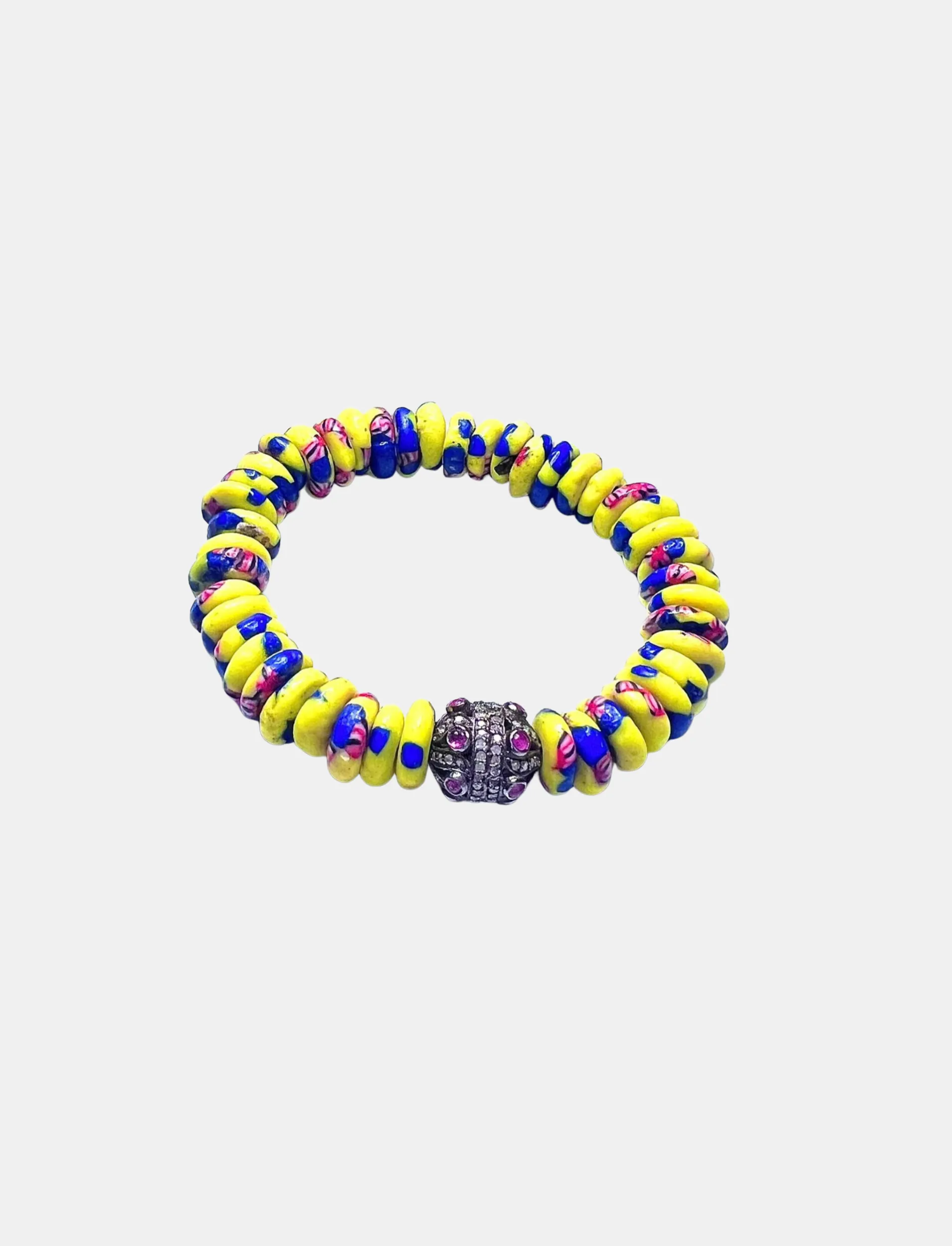 Ghana Pink Ball Bracelet