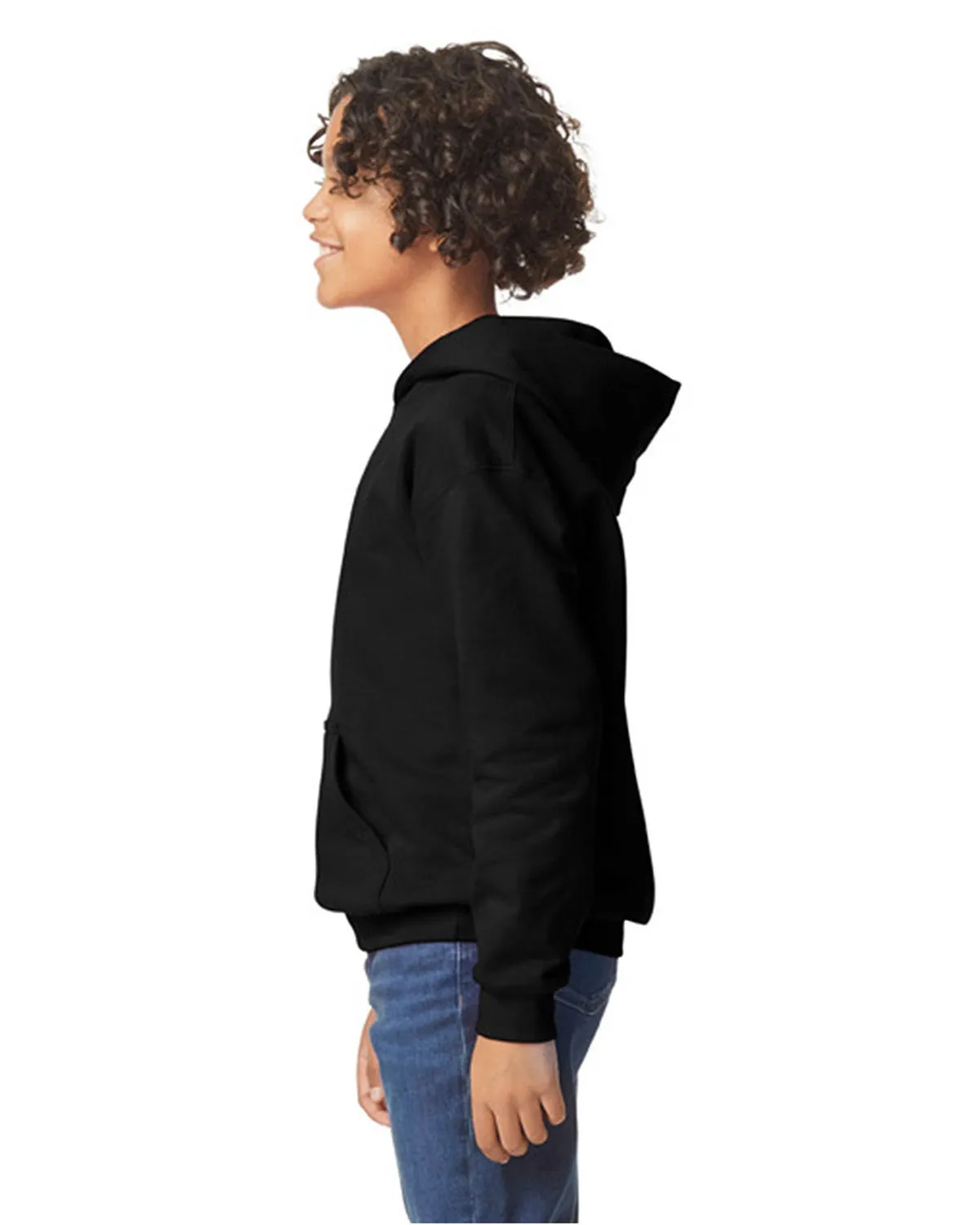 Gildan SF500B Youth Softstyle Midweight Fleece Hooded Sweatshirt