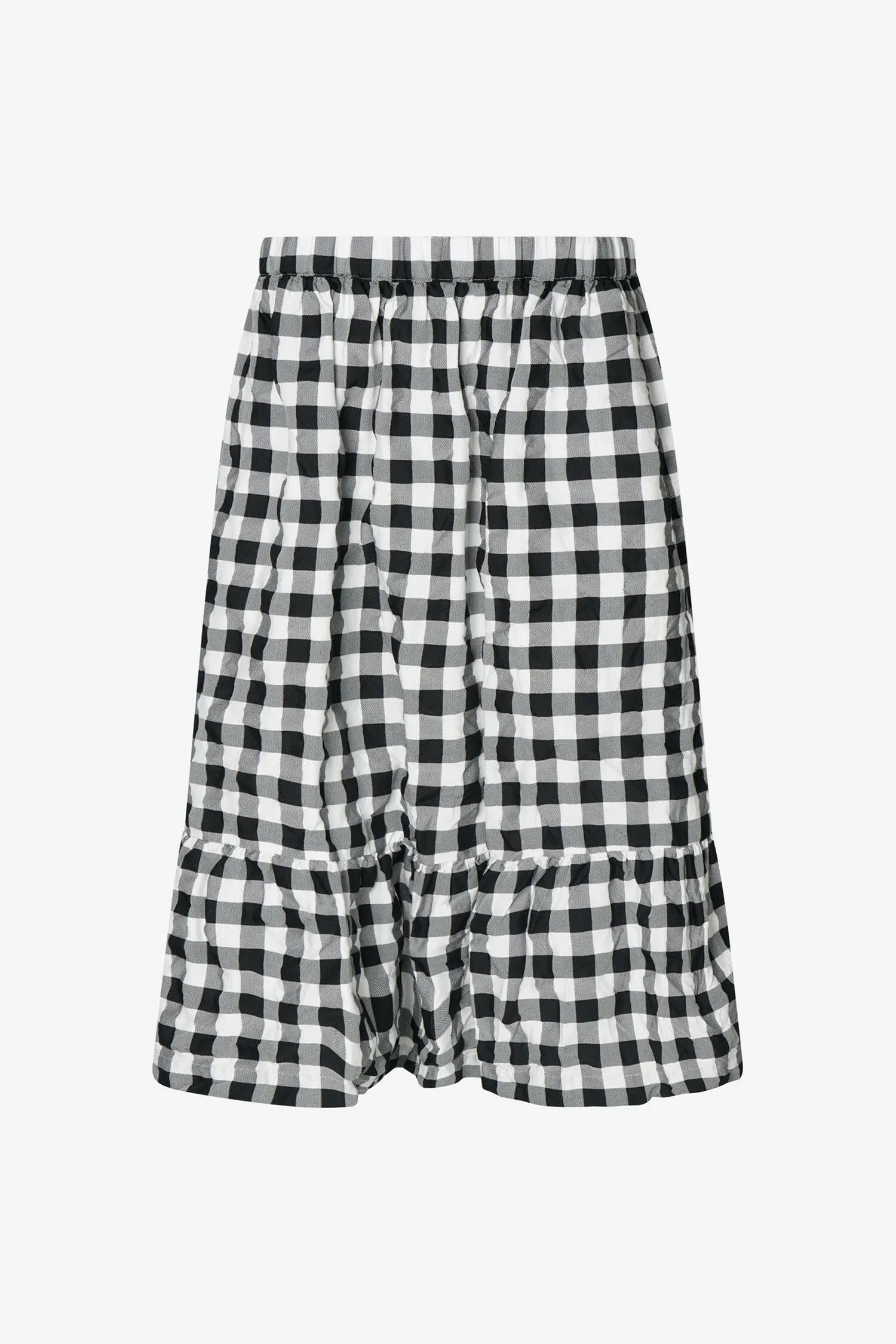 Gingham Check Pattern Skirt
