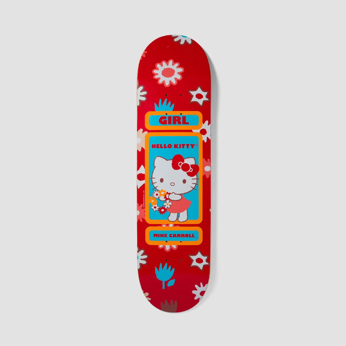 Girl X Hello Kitty and Friends Mike Carroll Skateboard Deck - 8.375