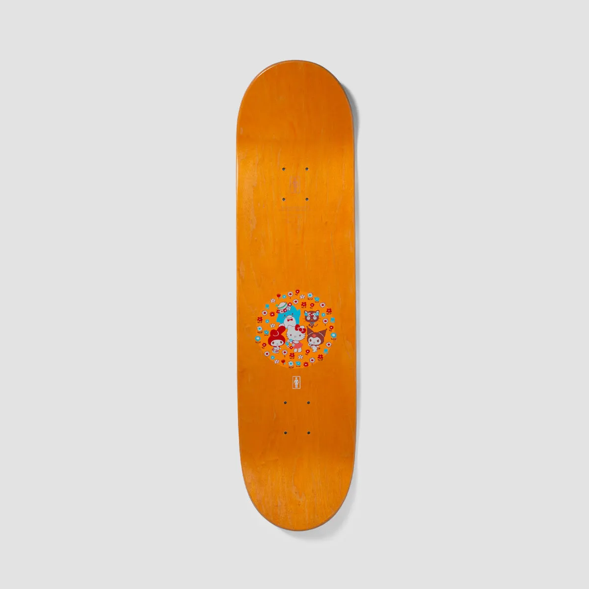 Girl X Hello Kitty and Friends Mike Carroll Skateboard Deck - 8.375