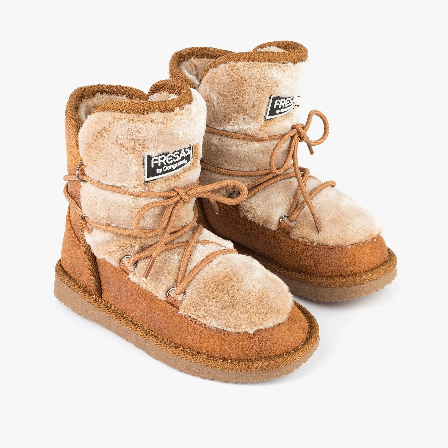 Girl's Camel Cords Australian Boots