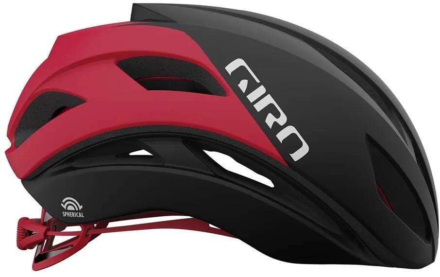 Giro Eclipse Spherical Road Helmet - Matt Black-White-Red - 2024