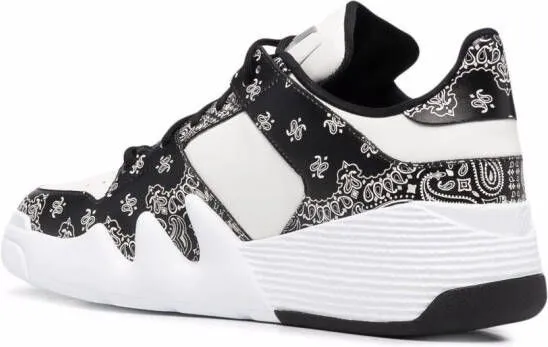 Giuseppe Zanotti bandana-print low-top sneakers White