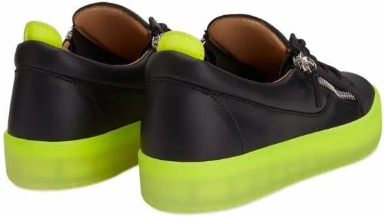 Giuseppe Zanotti Frankie leather low-top sneakers Black
