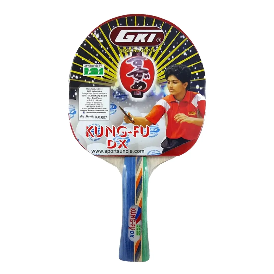 GKI Kung Fu DX Table Tennis Bat with Cover