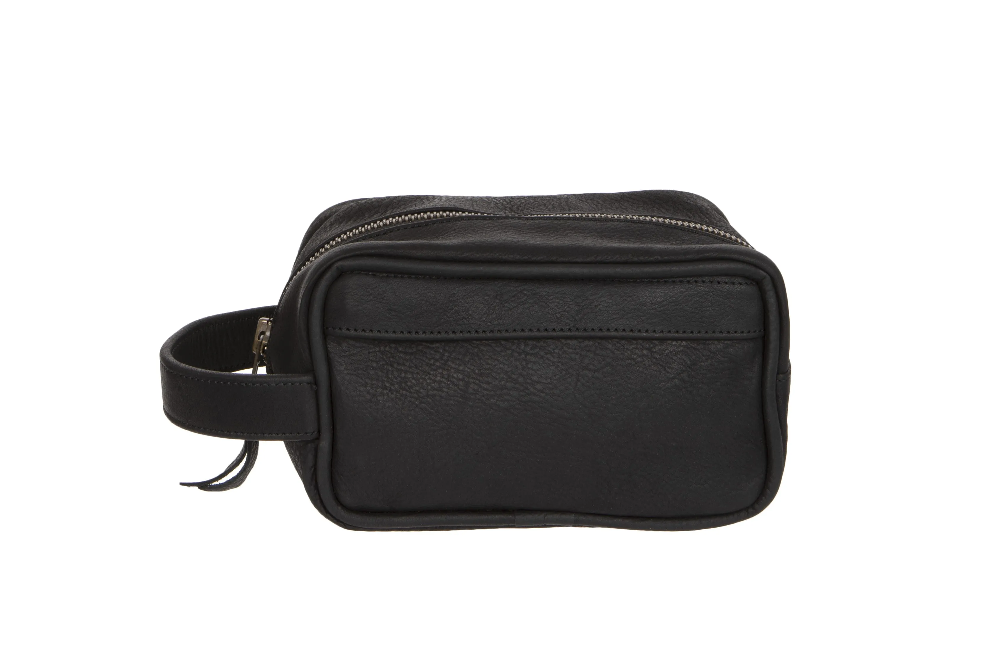 Glaze & Gordon Sullivan Leather Wash Bag - Handmade