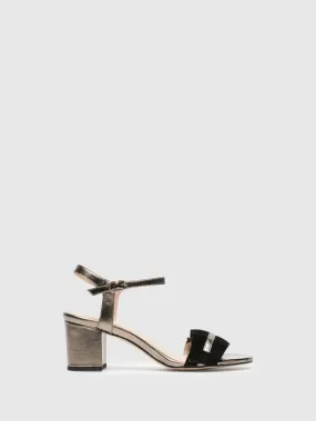 Gold Ankle Strap Sandals