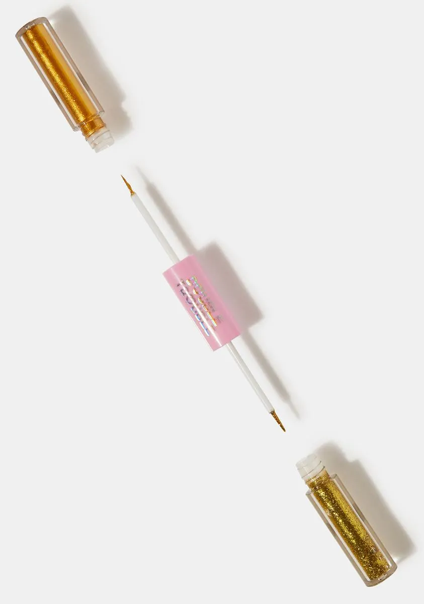 Gold Double Trouble Eyeliner-