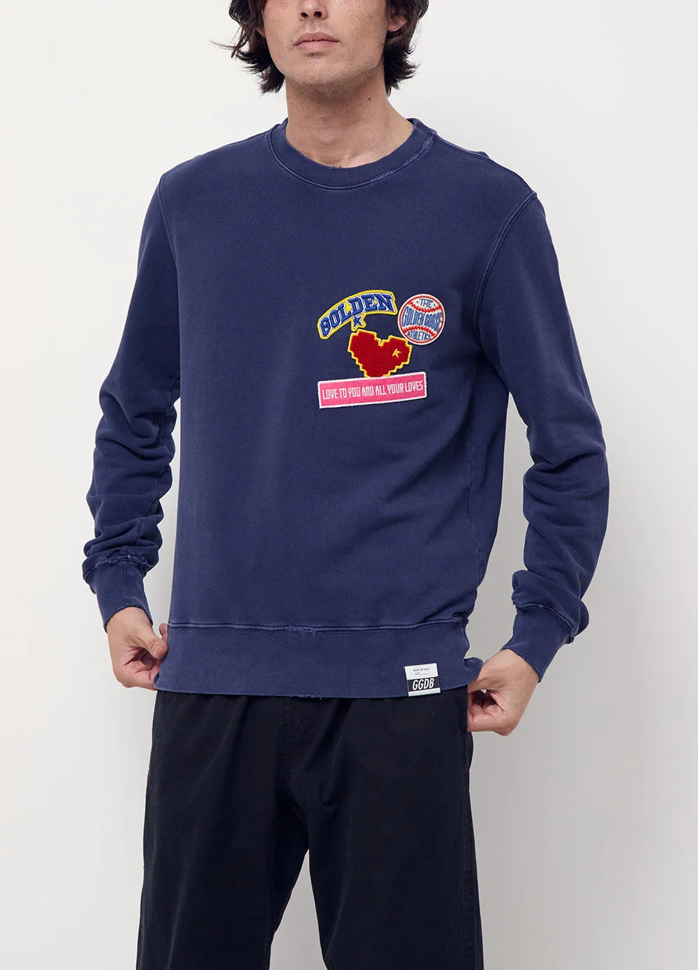 Golden Goose -  Love Patch Sweatshirt - Jumper