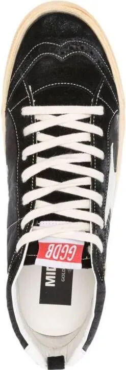 Golden Goose Midstar lace-up leather sneakers Black