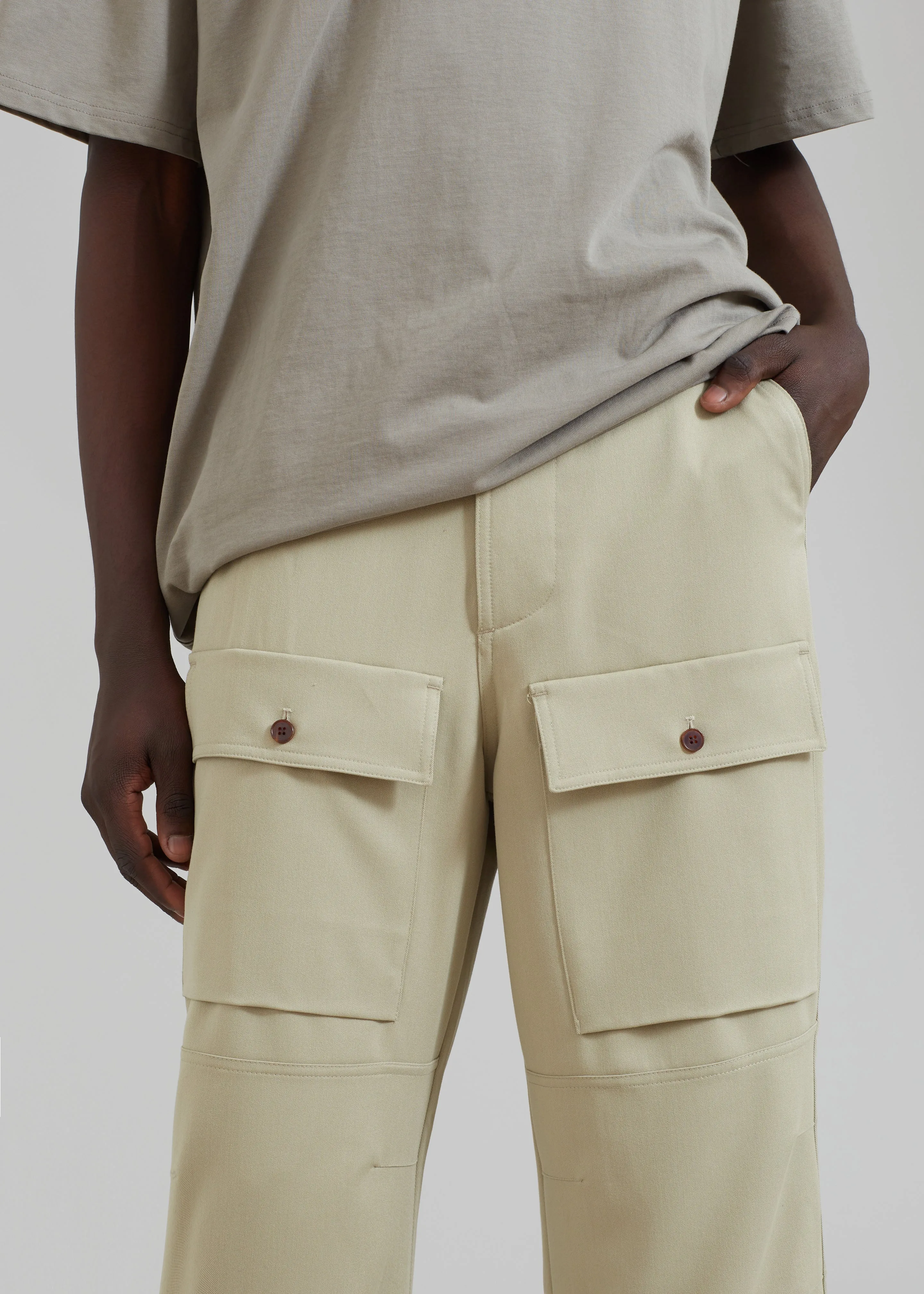 Grant Cargo Pants - Slate Green