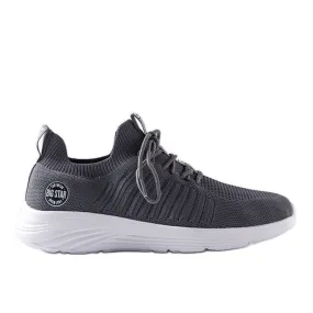 Gray men's Big Star sneakers JJ174290 grey