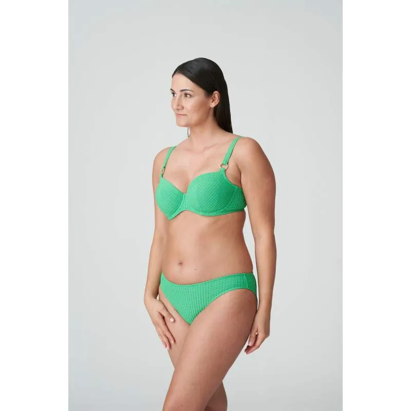 Green bikini underwired and non padded- Unas1 Primadonna Discount- Bikini underwired plus sizes, control       Stuttgart