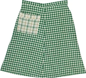 Green Checked Skirt | ThriftTale