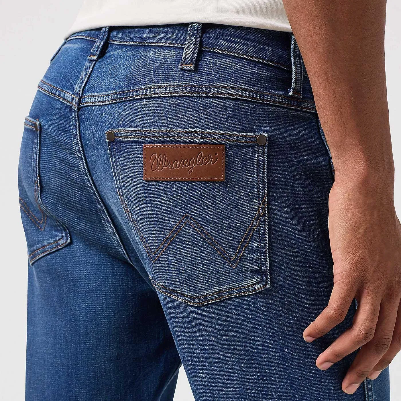 Greensboro Wrangler Straight Fit Denim Jeans Dean