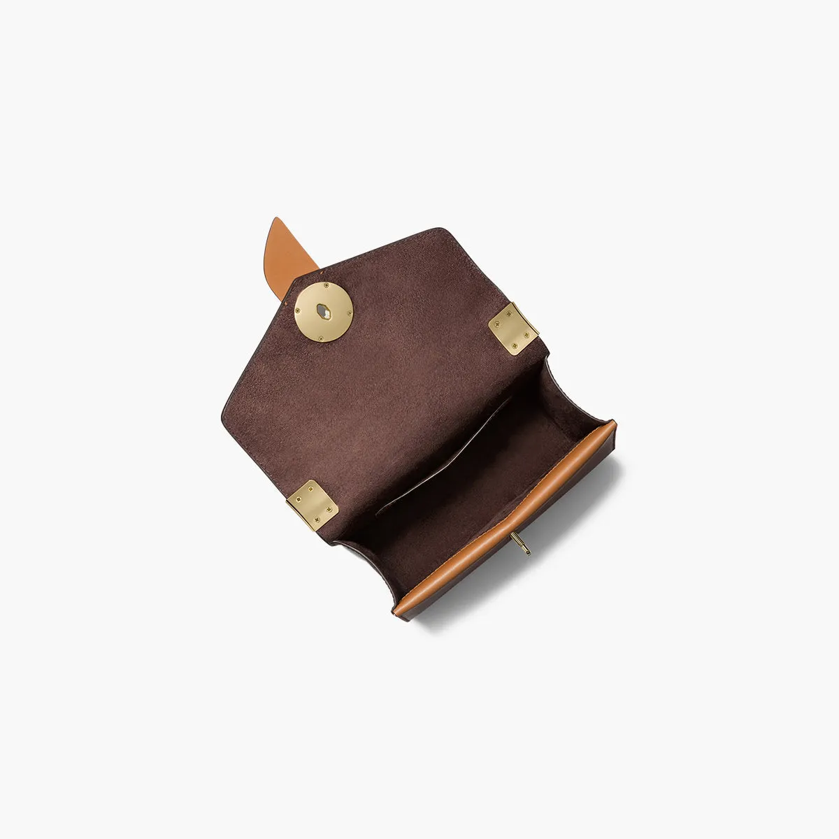 Greenwich Small Color-Block Logo And Saffiano Leather Crossbody Bag