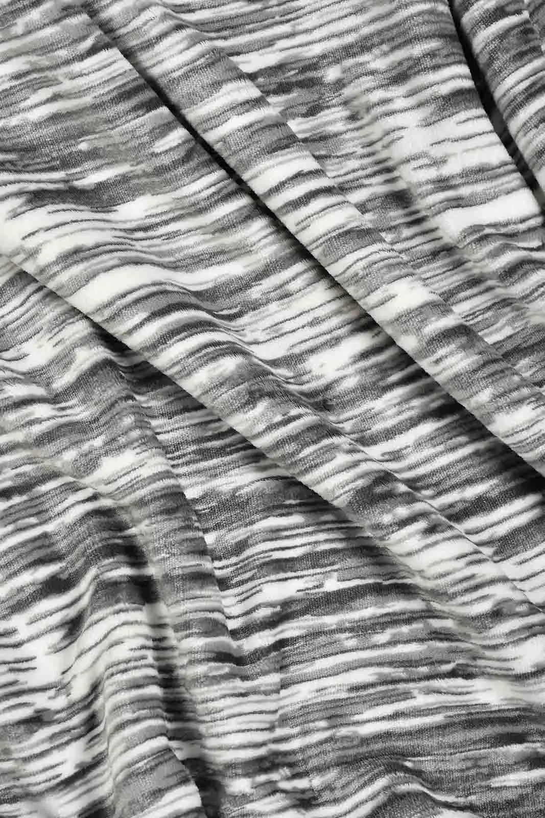 Grey Reversible Textured Blanket (Double Size)