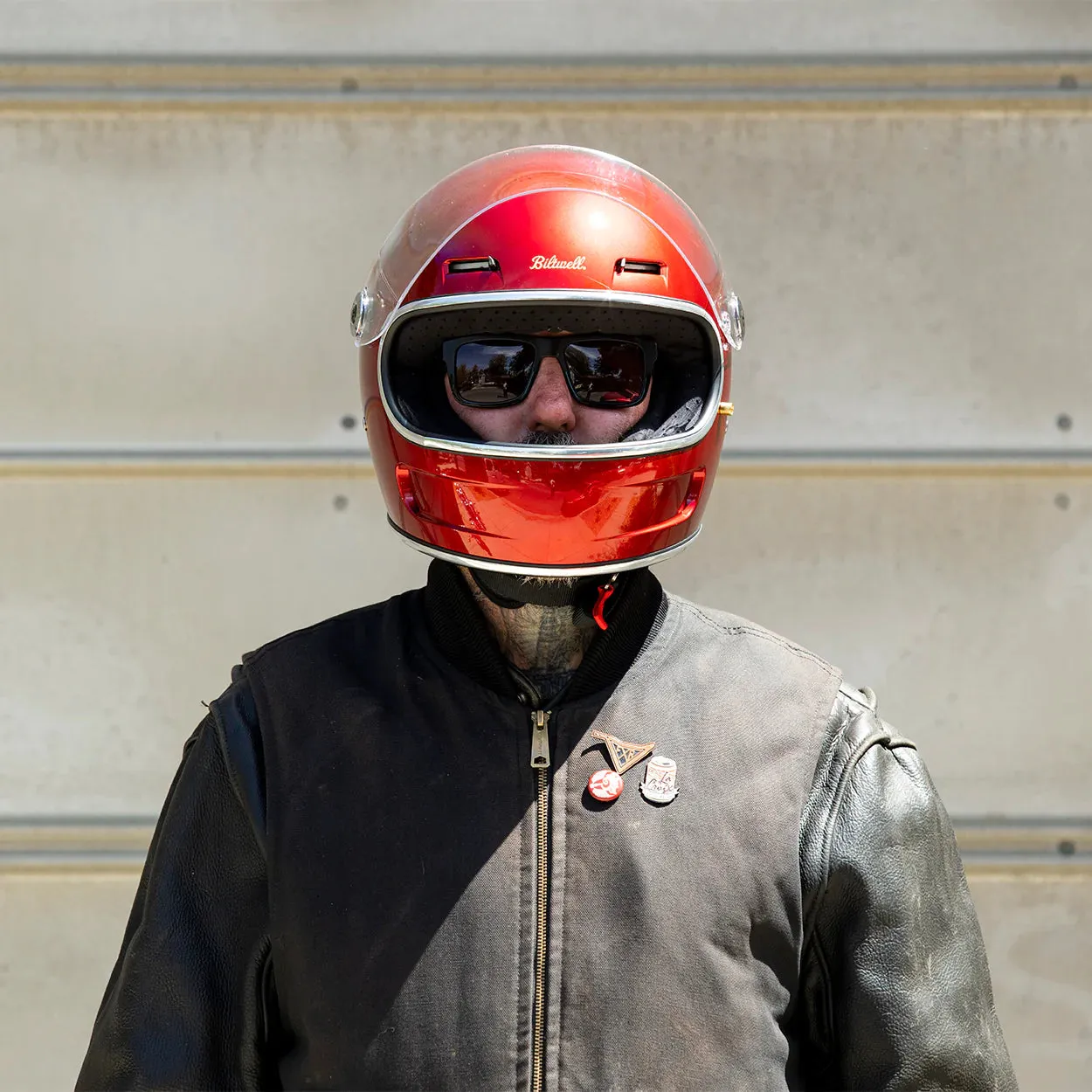 GRINGO SV 06 HELMET - METALLIC CHERRY RED