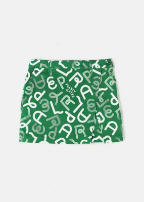 Grosgrain Stretch Skirt - Green
