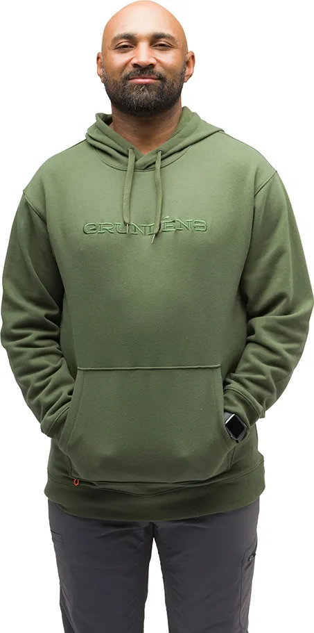 Grundéns Men's Displacement DWR Hoodie Deep Forest | Buy Grundéns Men's Displacement DWR Hoodie Deep Forest here | Out