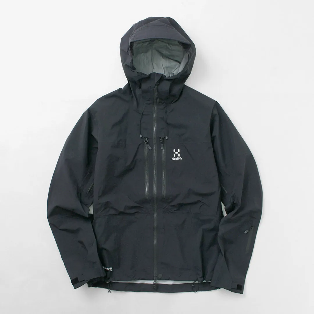 HAGLOFS（ホグロフス） スピッツ ゴアテックスプロ ジャケット メン / アウター シェルジャケット メンズ 雪山 登山 スキーウェア クライミング アウトドア GORE-TEX JACKET