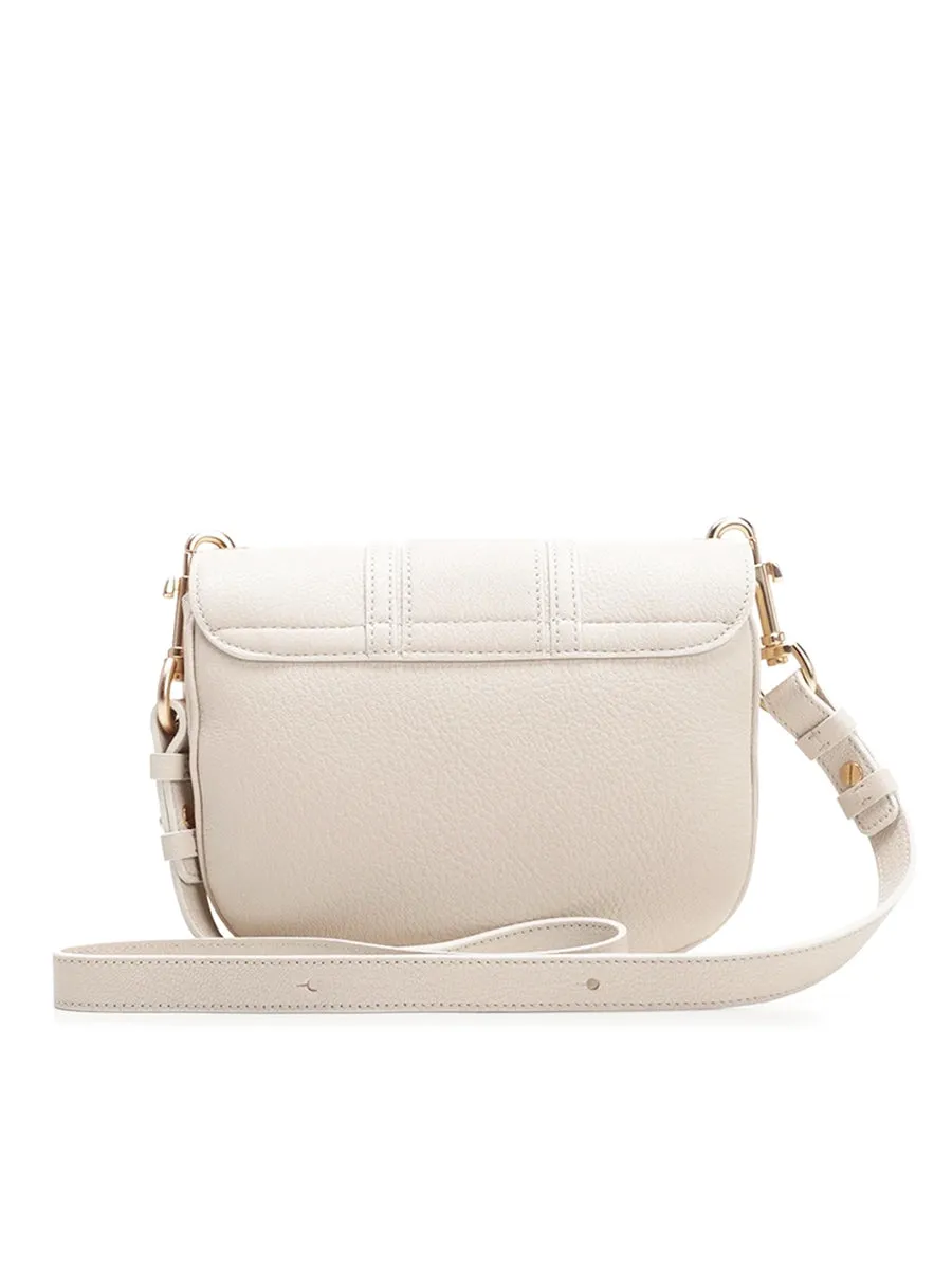 Hana Small Shoulder Bag in Cement Beige