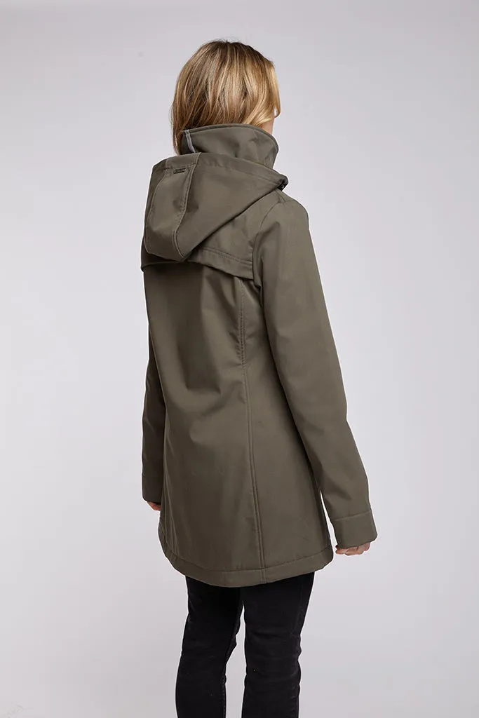 Hannah Waterproof Stylish Stretch Cotton Commuting Jacket | Mia Melon