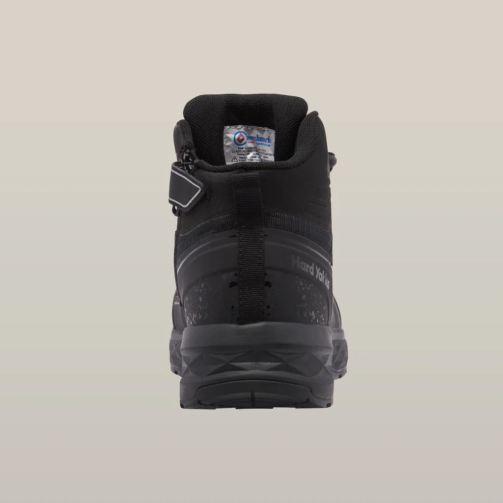 Hard Yakka X Range Mid Composite Toe Safety Boot - Black (Y60363)-