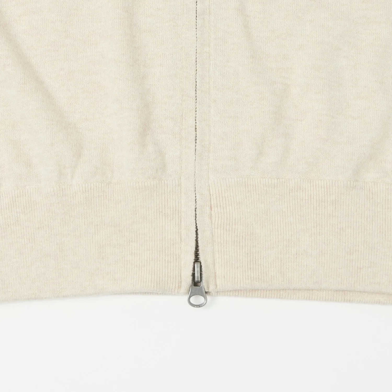 Hartford Lightweight Knitted Cotton Hoodie - Sand