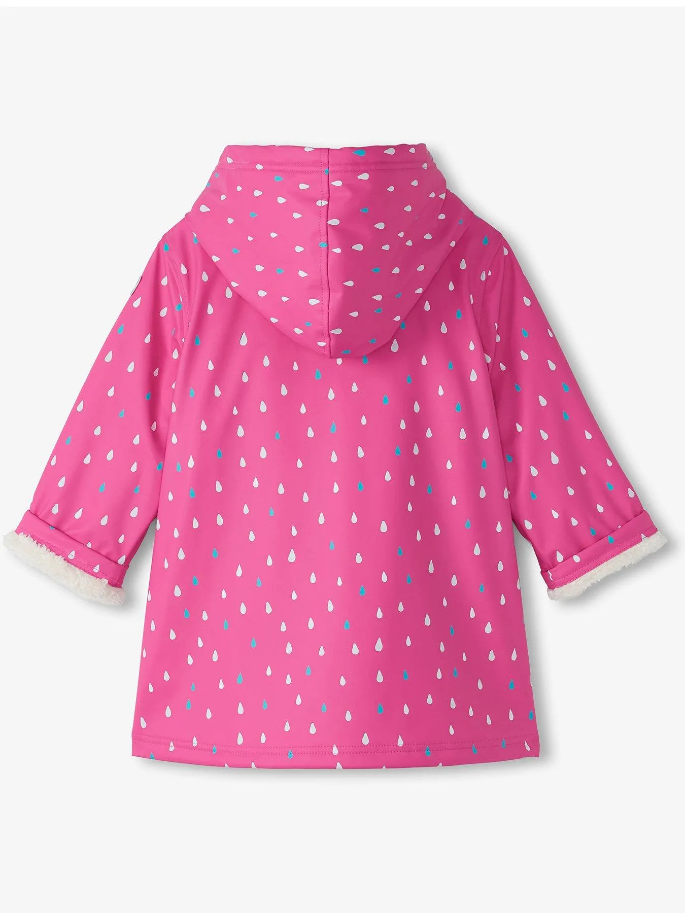 Hatley Hatley Girls Tiny Drops Colout Change Sherpa Lined Cosy Jacket