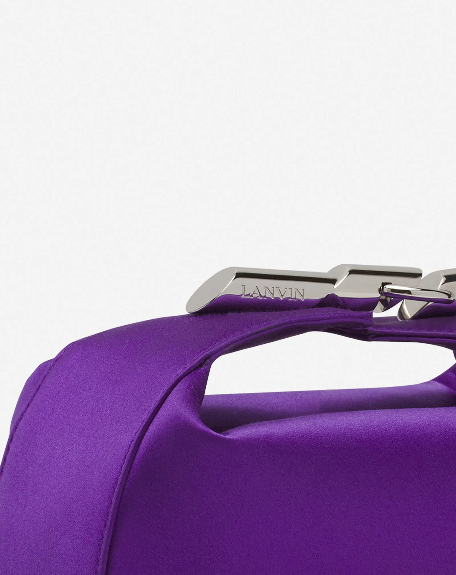 HAUTE SQUENCE SATIN CLUTCH BAG